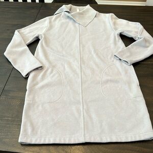 Athleta Light Gray Long Sleeve Dress